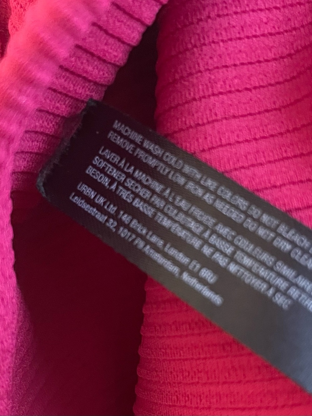 Free People Movement Leggings Ribbed Raspberry Pink S - Picture 9 of 9